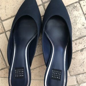 Ladies White House Black Market Mule Emerson Style 2 1/2” Heel